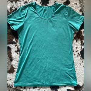 Sweat cool scoops neck shirt M